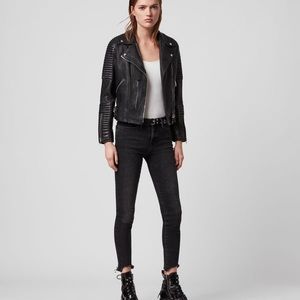 All Saints Estella Leather Biker Jacket